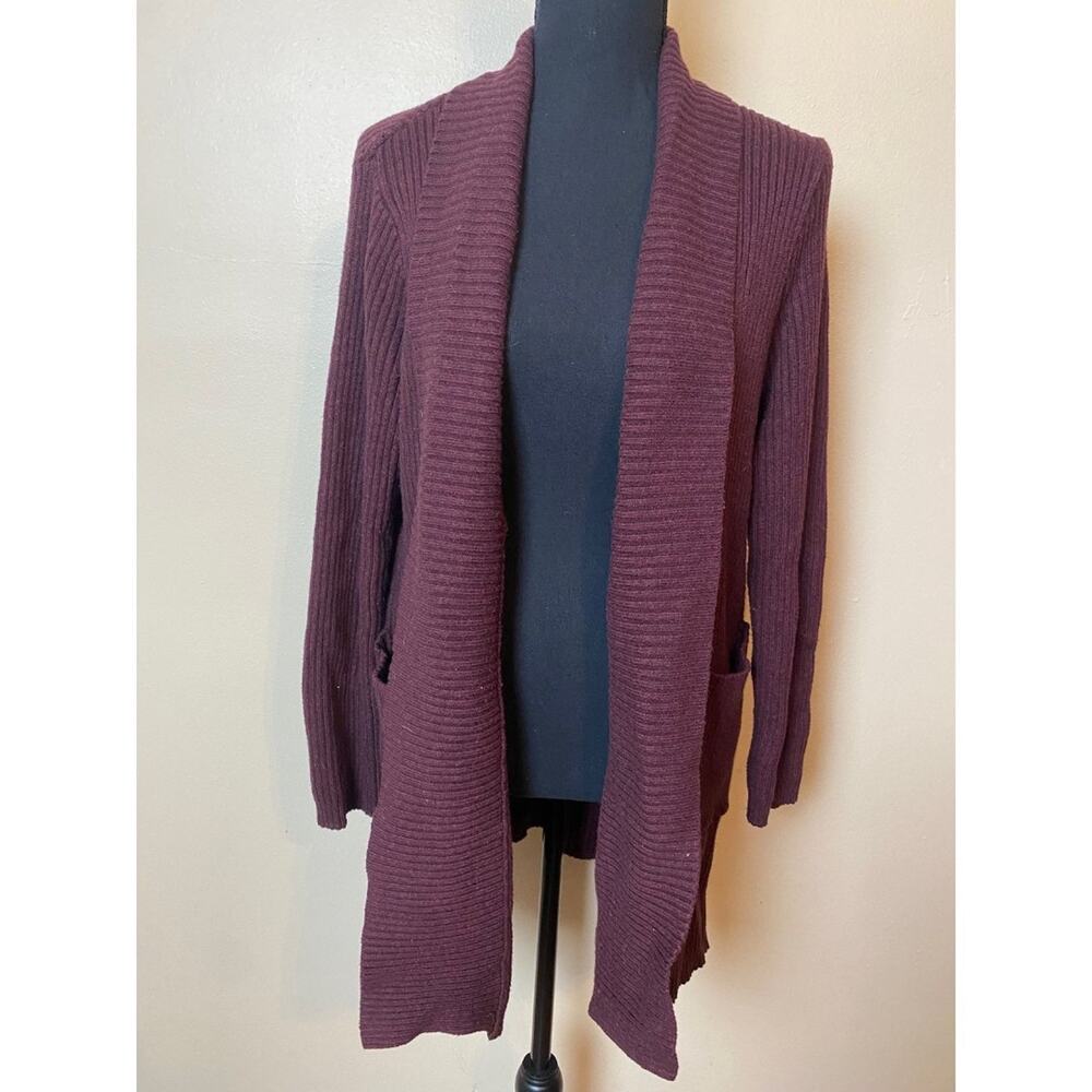 honey punch oversized cardigan small purple sweater jacket